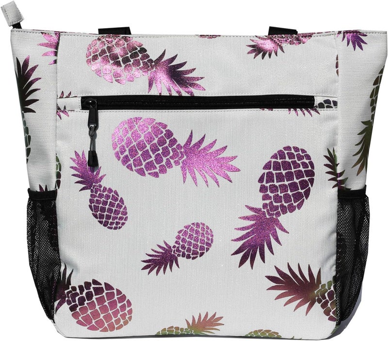 ESVAN Original Floral Water Resistant Large Tote Bag Shoulder Bag for Gym Beach Travel Daily Bags Upgraded - Image 3